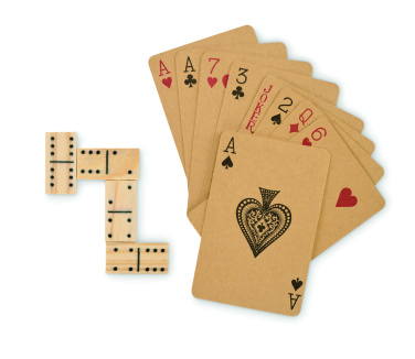 Logotrade Werbeartikel das Foto: Domino- und Spielkarten-Set