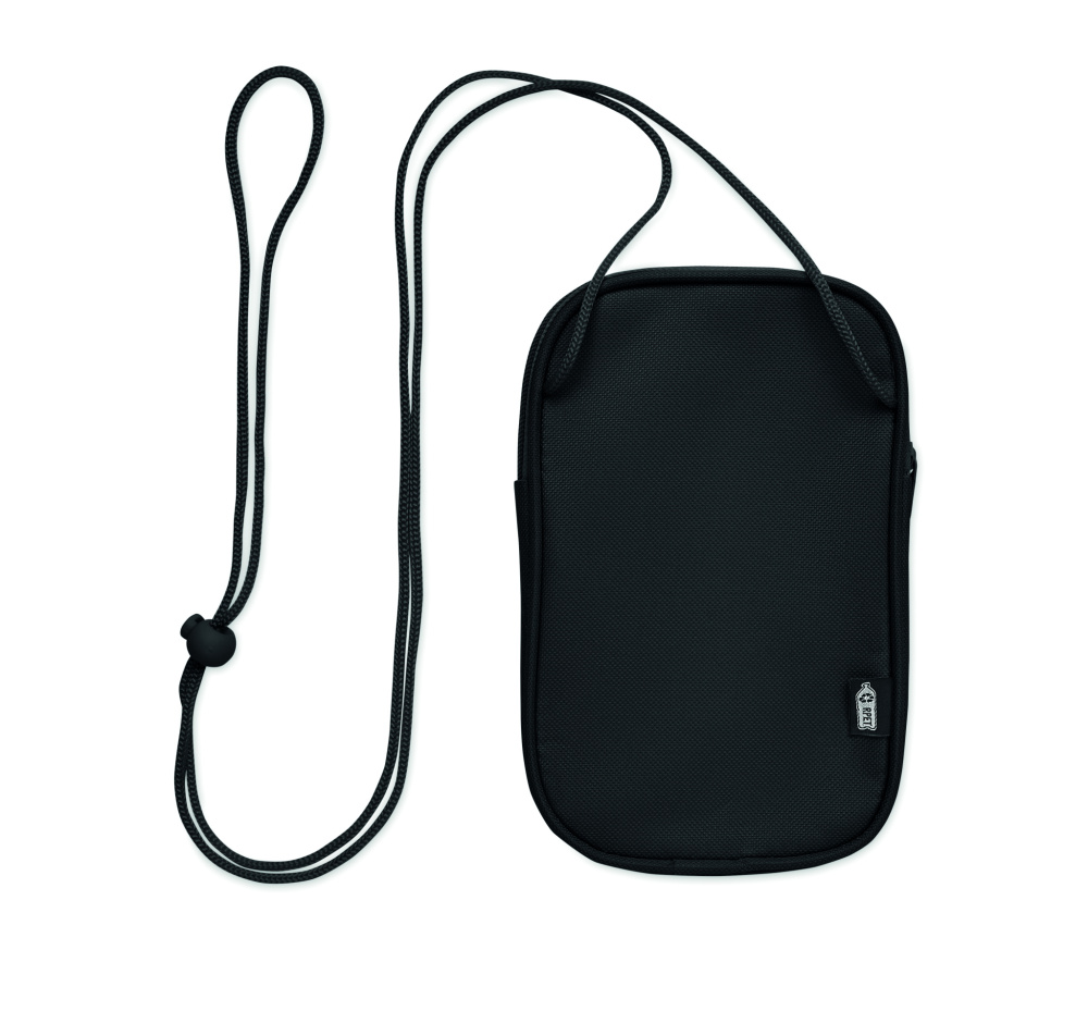 Logotrade Geschäftsgeschenke das Foto: Crossbody-Reisetasche RPET