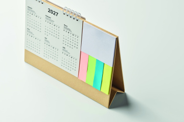 Logotrade Geschäftsgeschenke das Foto: Tischkalender mit Memoblock