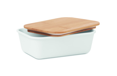 Logotrade werbemittel das Foto: Lunchbox mit Bambus-Deckel
