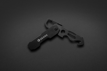 Logotrade Geschäftsgeschenke das Foto: Gear X faltbares EDC-Werkzeug mit Karabinerhaken