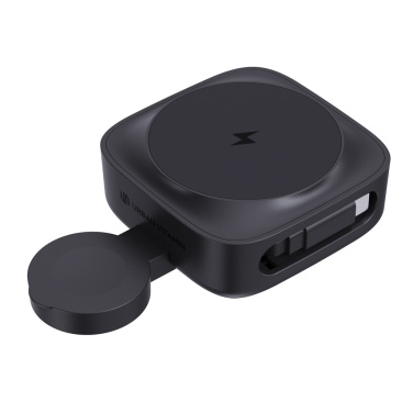 Logotrade Geschäftsgeschenke das Foto: Urban Vitamin Goleta 2-in-1 15W Magnetic Wireless Charger
