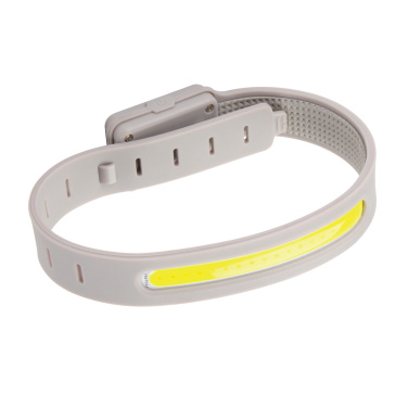 Logotrade Geschäftsgeschenke das Foto: Lumi Sprint wiederaufladbares LED Lauflicht aus RCS rec. ABS
