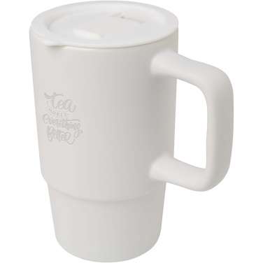 Logotrade Logogeschenke das Foto: Carter 450 ml Keramiktasse mit Kunststoffdeckel