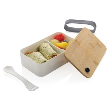 Logotrade Firmengeschenke das Foto: RCS RPP Lunchbox mit Bambusdeckel