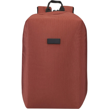 Logotrade Werbeartikel das Foto: Luma 15" GRS Laptop-Rucksack aus recyceltem Material mit Diebstahlschutz 10L