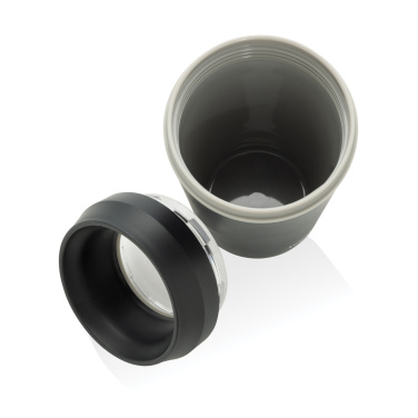 Logotrade Firmengeschenke das Foto: Topl-Becher aus rec. Kunststoff mit 360-Grad-Deckel 354ml