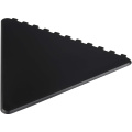 Frosty triangular recycled plastic ice scraper, Schwarz