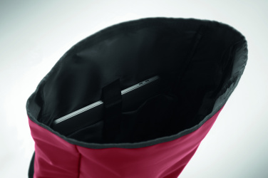 Logotrade Werbeartikel das Foto: Rolltop-Rucksack 600D RPET