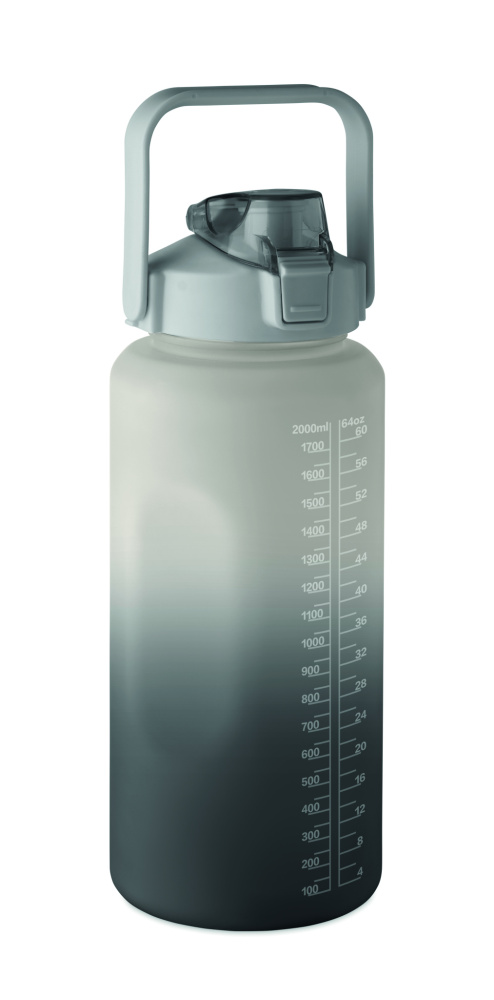 Logotrade Geschäftsgeschenke das Foto: RPET-Trinkflasche 2000ml