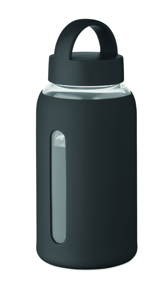 Logotrade Firmengeschenke das Foto: Flasche Borosilikatglas 600ml
