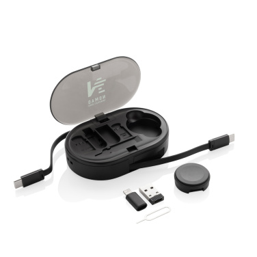 Logotrade Firmengeschenke das Foto: Chargevix Multifunktionales 60W-Lade-Set aus RCS rPlastic