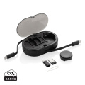 Chargevix Multifunktionales 60W-Lade-Set aus RCS rPlastic, Schwarz