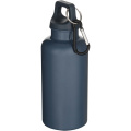 Oregon 400 ml einfarbige RS-zertifizierte Trinkflasche aus recyceltem Kunststoff mit Karabinerhaken, Hale Blue