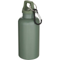 Oregon 400 ml einfarbige RS-zertifizierte Trinkflasche aus recyceltem Kunststoff mit Karabinerhaken, Heidegrün