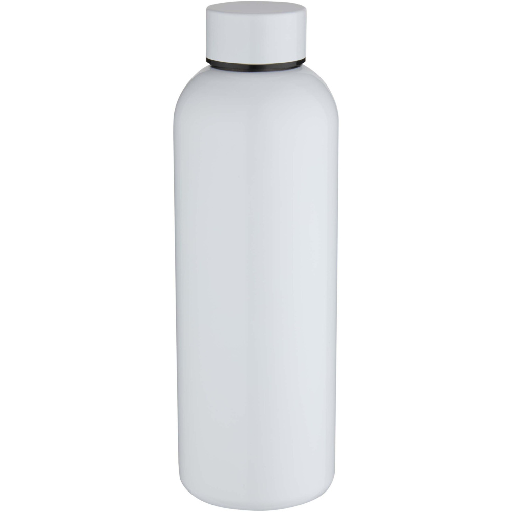 Logotrade Werbeartikel das Foto: Spring 750 ml RCS-zertifizierte einwandige Sublimation Trinkflasche aus recyceltem Edelstahl