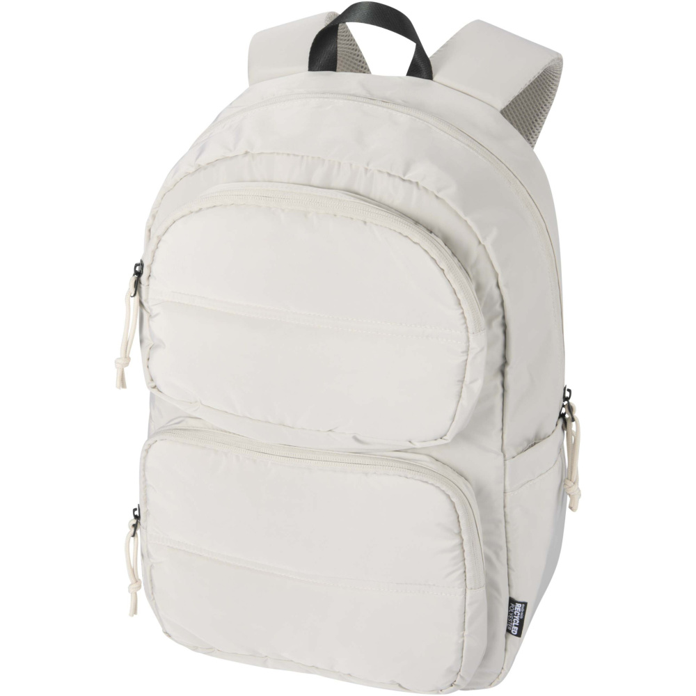Logotrade werbemittel das Foto: Puffer 15,6" GRS recycelter Laptoprucksack 18L