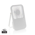 Aervina wiederaufladbarer Tischventilator aus RCS rec. ABS, Weiß