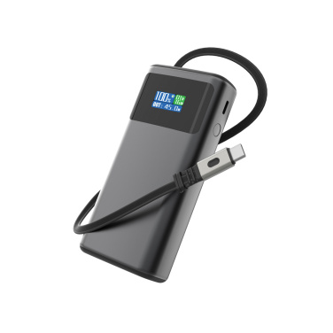 Logotrade Firmengeschenke das Foto: Quantum RCS Ultra-Fast 45W 10.000mAh Powerbank mit Display