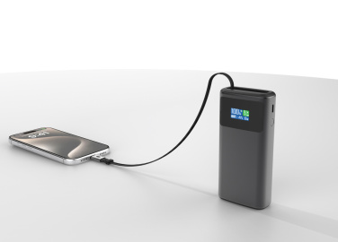 Logotrade Logogeschenke das Foto: Quantum RCS Ultra-Fast 45W 10.000mAh Powerbank mit Display