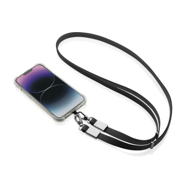 Logotrade werbemittel das Foto: Nivo Crossbody-Handyband aus RCS recyceltem PET