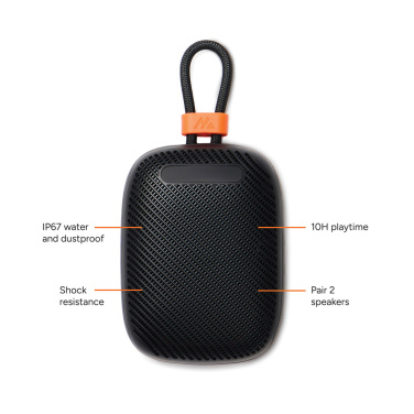 Logotrade Geschäftsgeschenke das Foto: Nordic Drift Titan IP67 wasser-& staubgeschützter 5W-Speaker