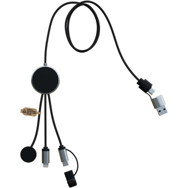 Logotrade Werbeartikel das Foto: SCX.design C34 7 in 1 Ladekabel für Smartwatches