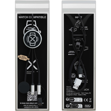Logotrade Werbeartikel das Foto: SCX.design C34 7 in 1 Ladekabel für Smartwatches