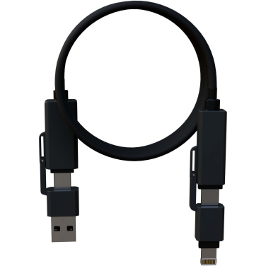 Logotrade Geschäftsgeschenke das Foto: SCX.design C59 100 W magnetisches Silikon Ladekabel