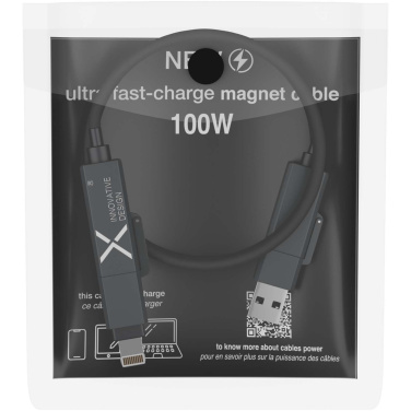 Logotrade Werbeartikel das Foto: SCX.design C59 100 W magnetisches Silikon Ladekabel