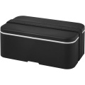 MIYO POP 700 ml einschichtige Lunchbox, Schwarz