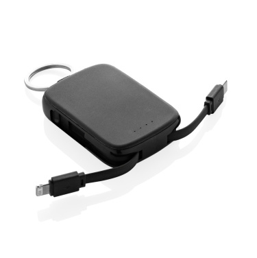 Logotrade Geschäftsgeschenke das Foto: Nexo RCS Key-Chain-Powerbank 2.000mAh mit integr. Kabeln