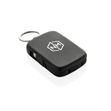 Logotrade Werbeartikel das Foto: Nexo RCS Key-Chain-Powerbank 2.000mAh mit integr. Kabeln