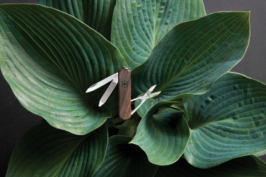 Logotrade Logogeschenke das Foto: VICTORINOX Pocket Knife Classic SD Wood 5 Funktionen