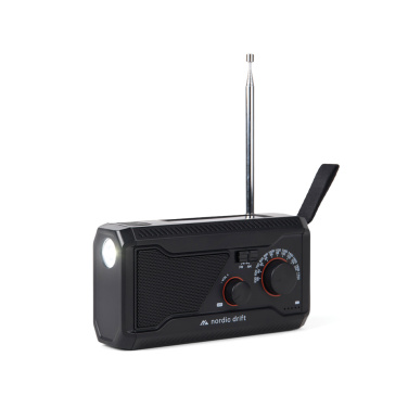 Logotrade Firmengeschenke das Foto: Nordic Drift Titan IPX4 multifunktionales Radio 4000mAh