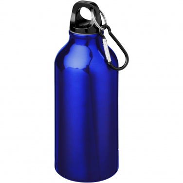 Logotrade corporate gifts photo of: Oregon 400 ml aluminium water bottle with carabiner