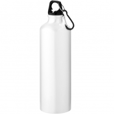 Logotrade business gift image of: Oregon 770 ml aluminium water bottle with carabiner