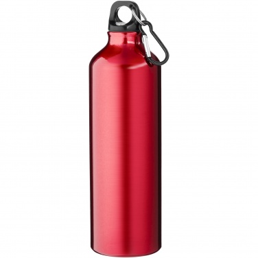 Logotrade promotional item image of: Oregon 770 ml aluminium water bottle with carabiner