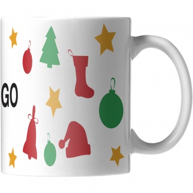 Logo trade promotional giveaway photo of: Pic 330 ml ceramic sublimation mug