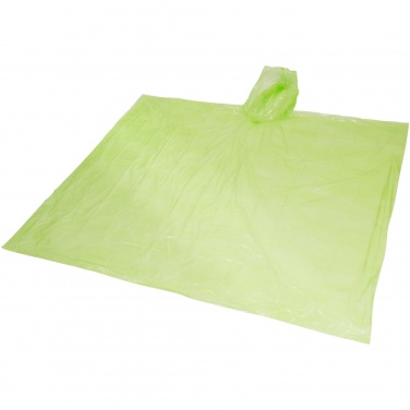 Logotrade promotional product image of: Ziva disposable rain poncho with storage pouch