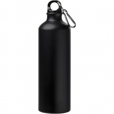 Logo trade promotional merchandise photo of: Oregon 770 ml matte water bottle with carabiner