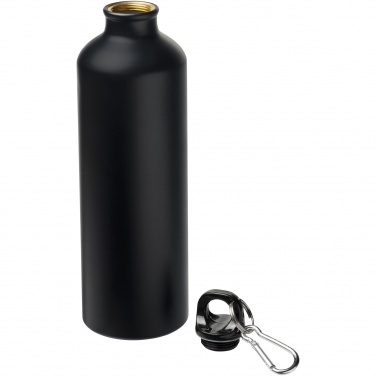 Logo trade promotional merchandise picture of: Oregon 770 ml matte water bottle with carabiner