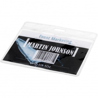 Logo trade promotional merchandise image of: Serge transparent badge holder