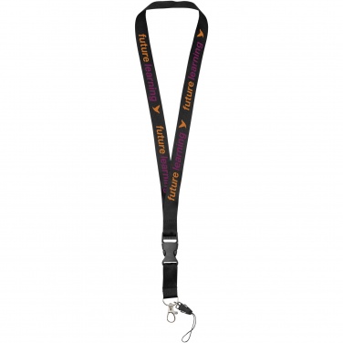 Logo trade promotional giveaways image of: Sagan phone holder lanyard with detachable buckle