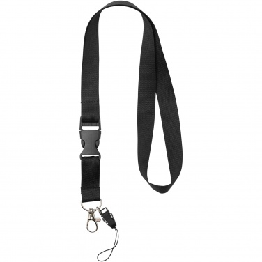 Logotrade promotional products photo of: Sagan phone holder lanyard with detachable buckle
