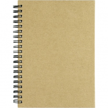 Logo trade business gifts image of: Mendel recycled notebook
