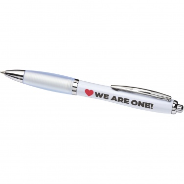 Logo trade advertising products image of: Nash ballpoint pen with coloured barrel and grip