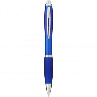Logotrade promotional products photo of: Nash ballpoint pen with coloured barrel and grip