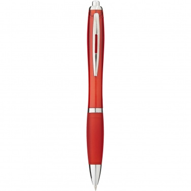 Logo trade business gifts image of: Nash ballpoint pen with coloured barrel and grip
