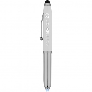 Logo trade advertising product photo of: Xenon stylus ballpoint pen with LED light